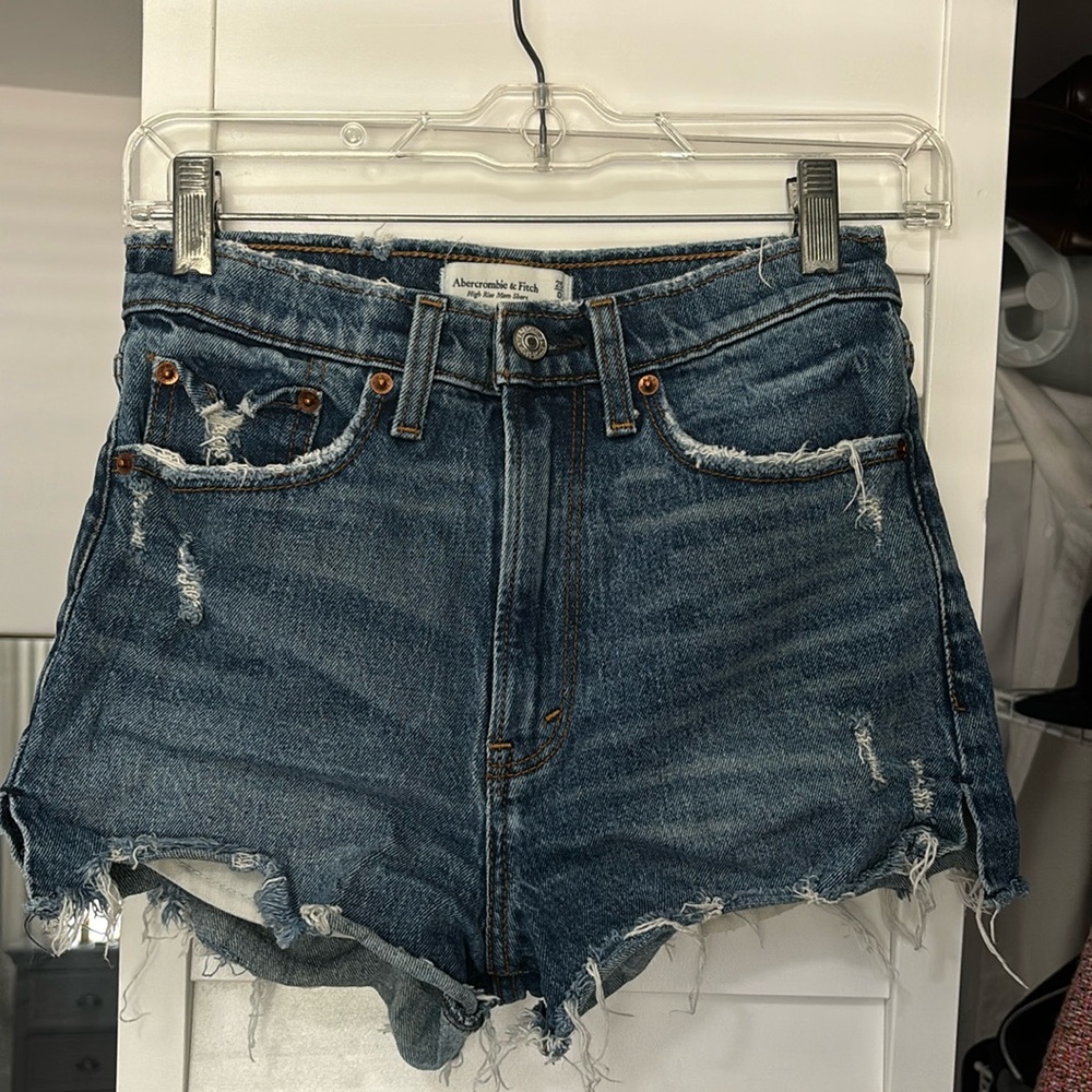 Abercrombie High Rise Mom Shorts
